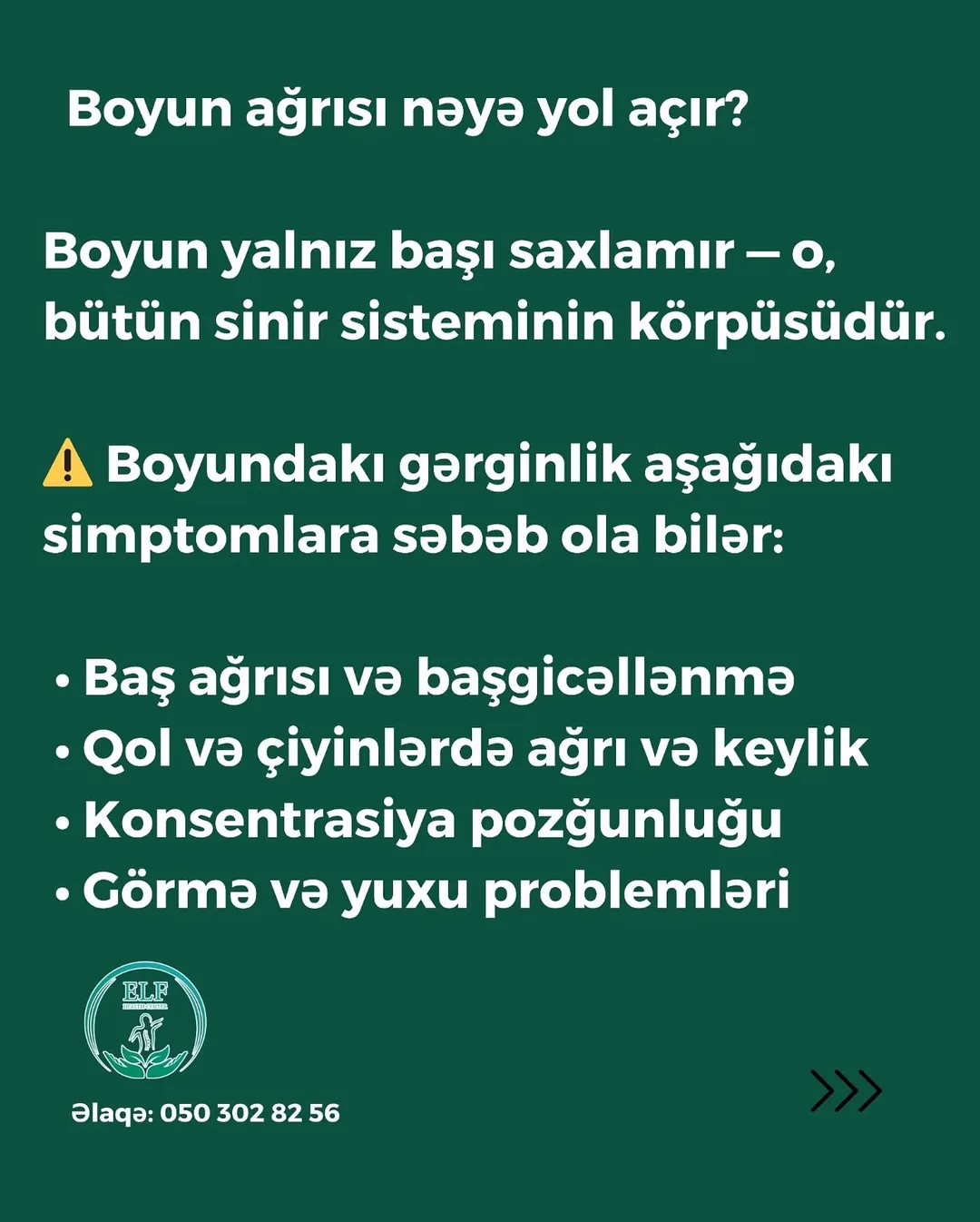 Boyundakı gərginliyin yol aça biləcəyi simptomlar siyahısı